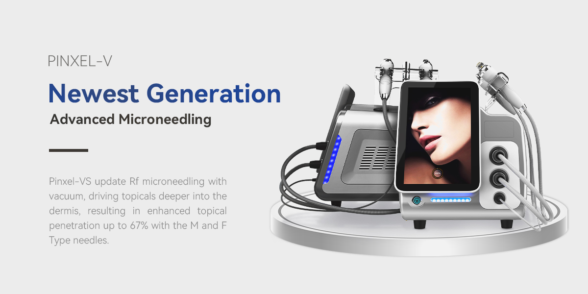 Introducing the PINXEL-V Portable Microneedling Radiofrequency Vacuum RF Machine: The Next Generation in Advanced Microneedling Technology!