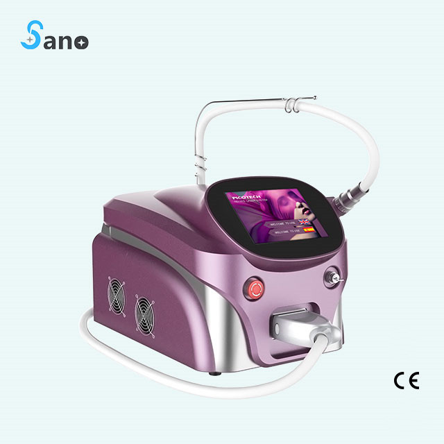 Discountable price Effective Tattoo Removal -
 Portable Q Switch Nd Yag Laser tattoo removal picolaser using carbon gel – Sano