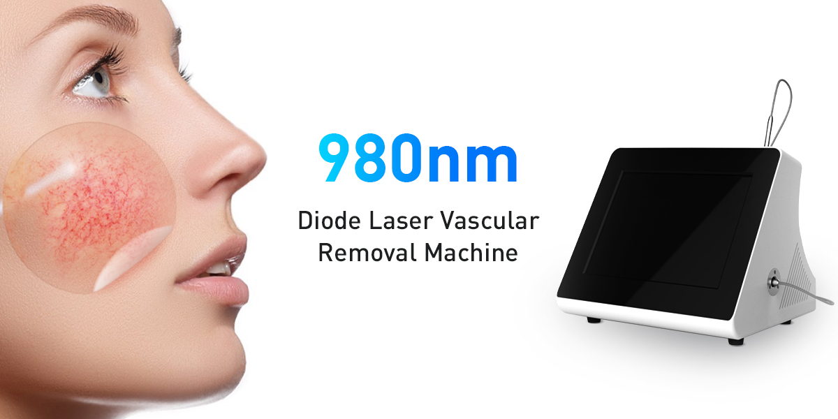 The 980nm diode laser can also be used for hair removal and skin rejuvenation, in addition to vascular removal.