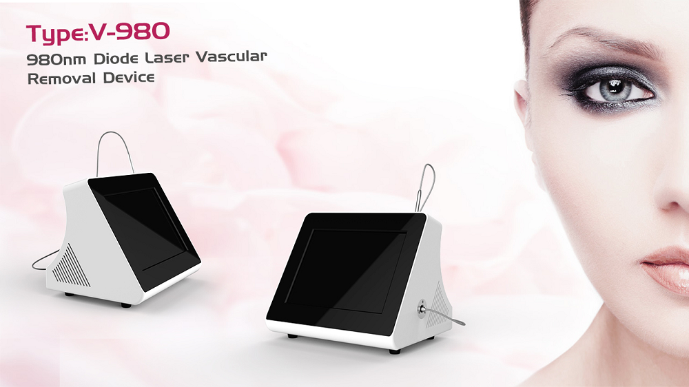 980nm diode laser vein removal machine