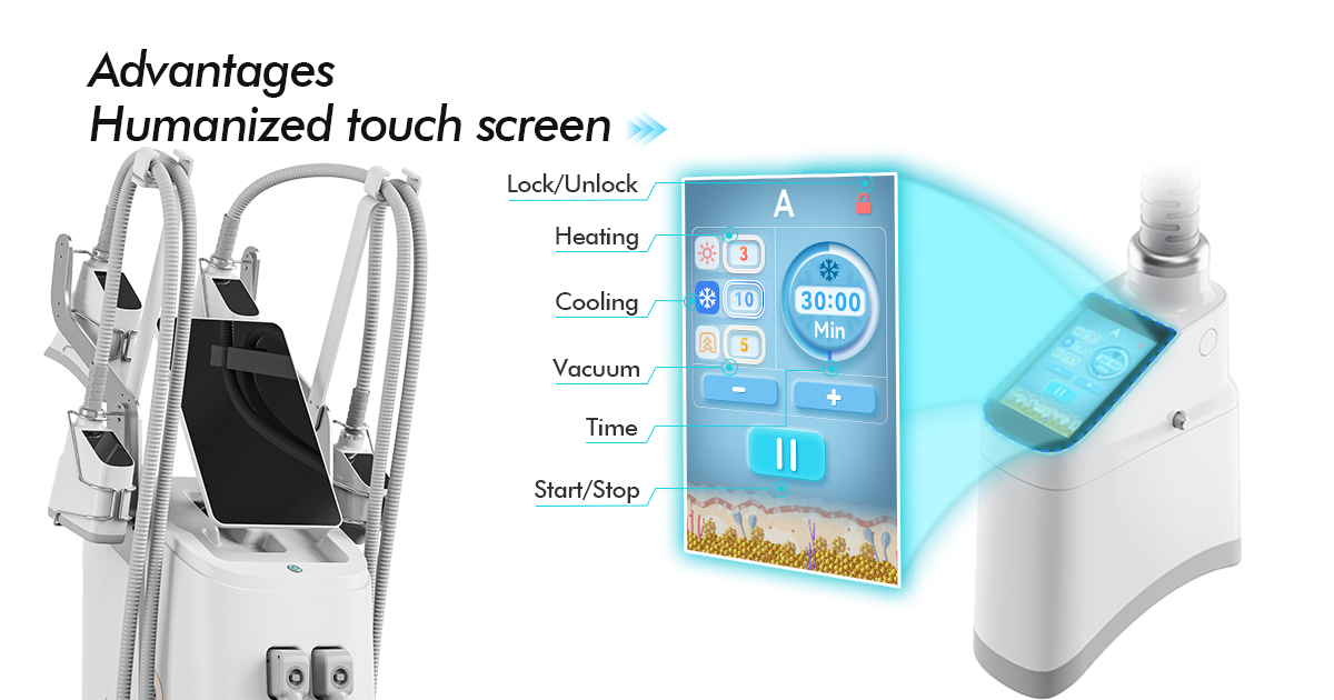 What is the principle of Vertical Cryolipolysis Slimming machine?