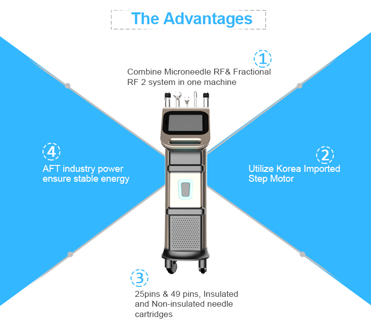 Micro needling RF acne scar removal skin rejuvenation