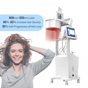 PriceList for New Hair Growth Treatment -
 808nm laser 650nm laser hair loss treatment machine with LLLT technology – Sano